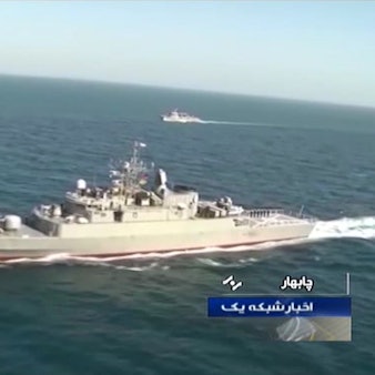 Iran Militär Übung Schiffe