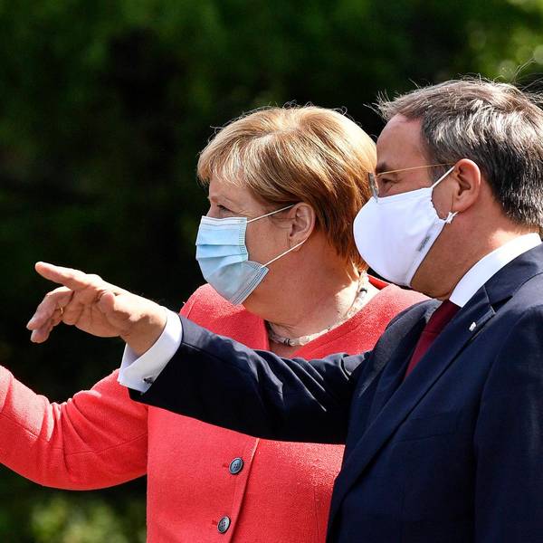 Merkel Laschet dpa