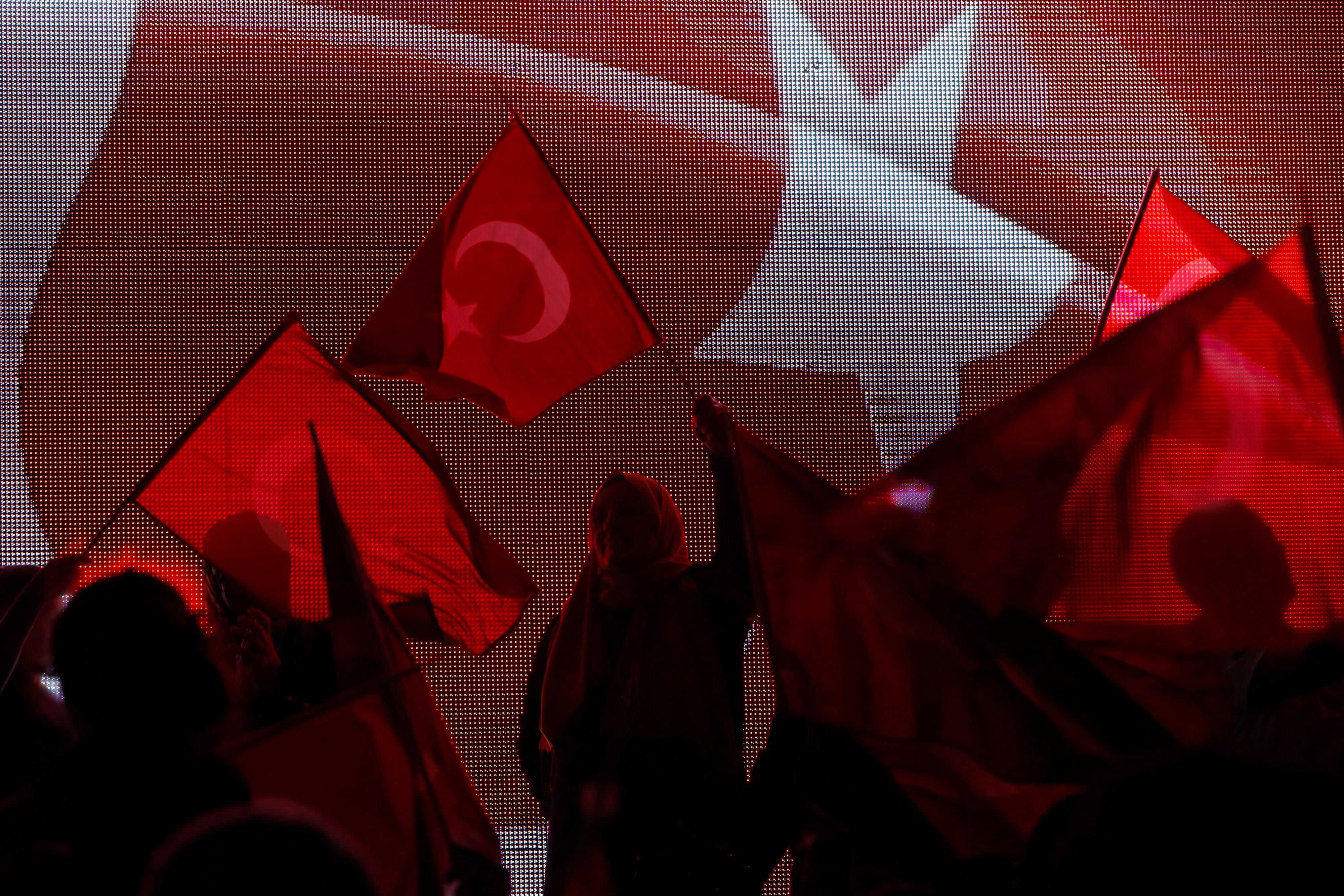 Erdogan-Anhänger in Istanbul