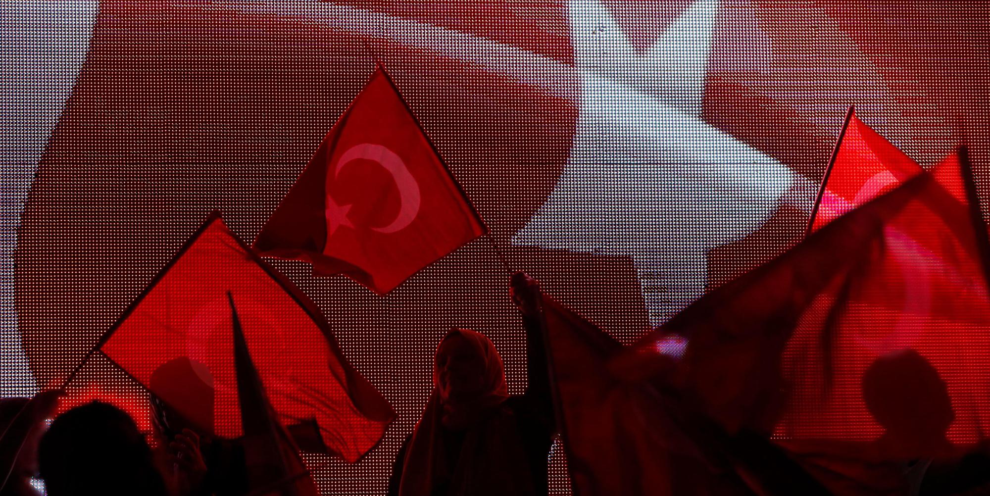 Erdogan-Anhänger in Istanbul
