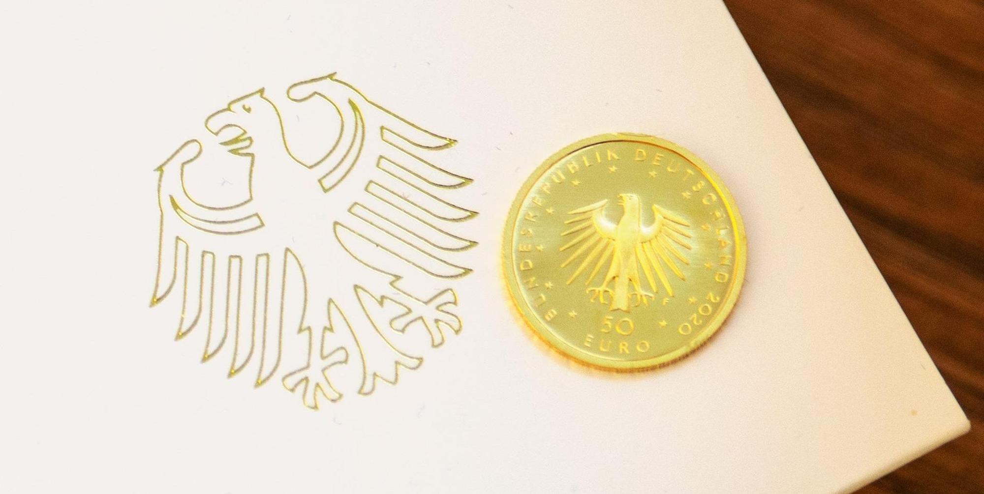Goldmünze dpa
