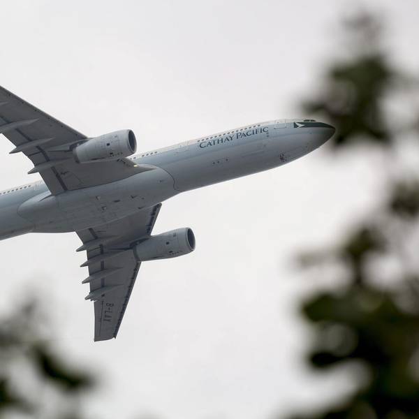 Flugzeug von Cathay Pacific