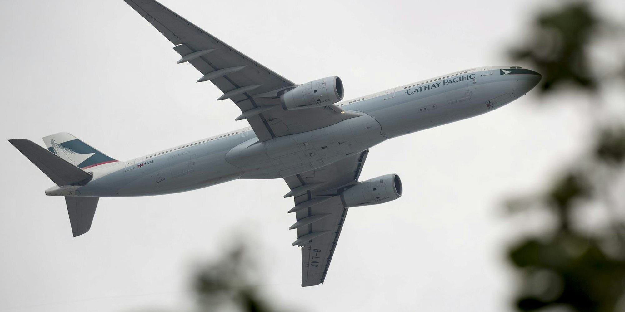 Flugzeug von Cathay Pacific