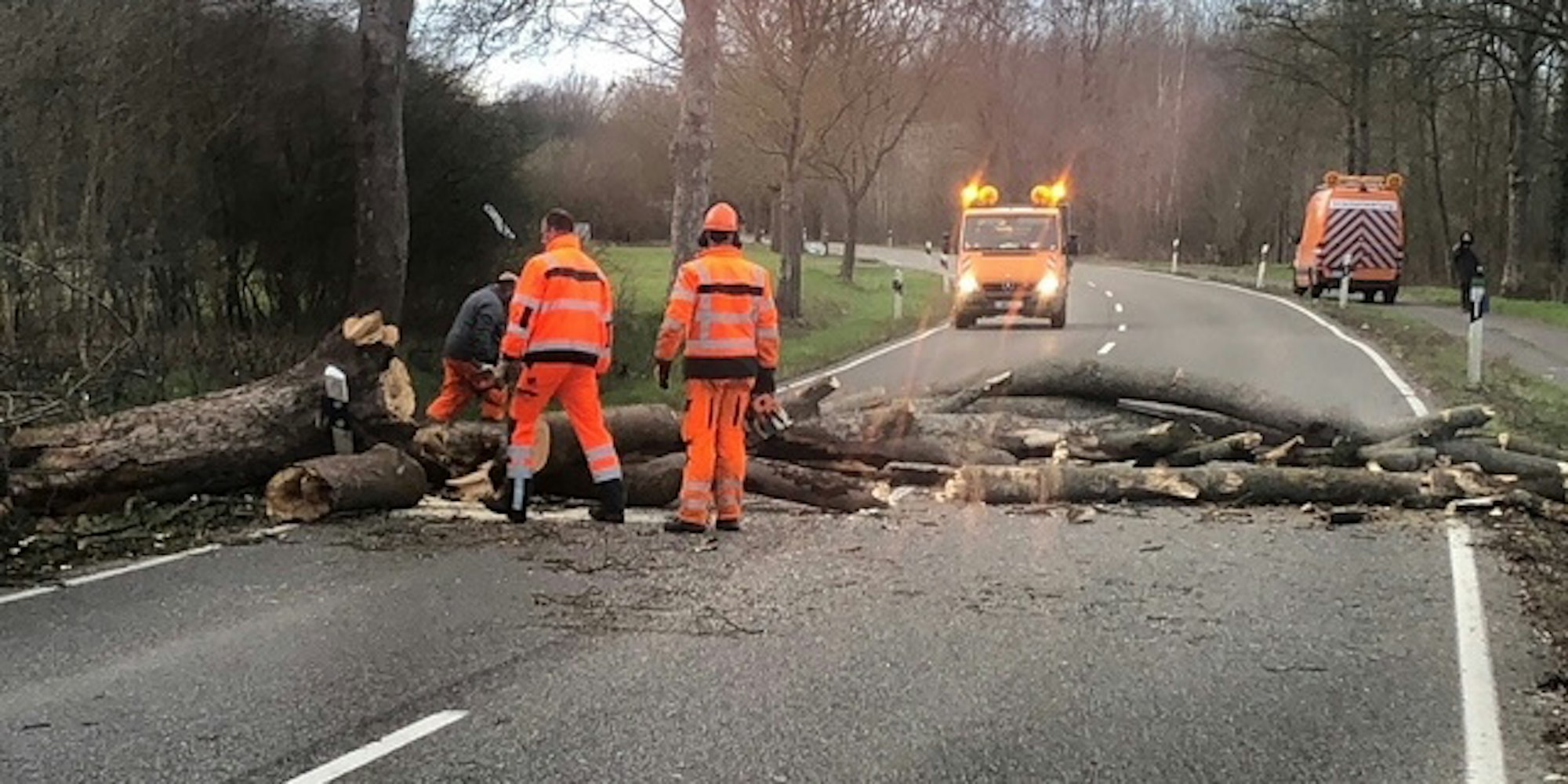 Feuerwehr Sturmtief Klaus