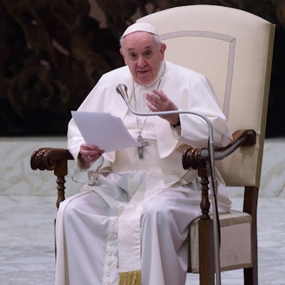 Papst Franziskus im Vatikan