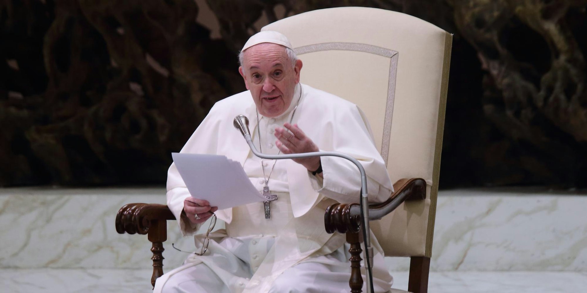 Papst Franziskus im Vatikan