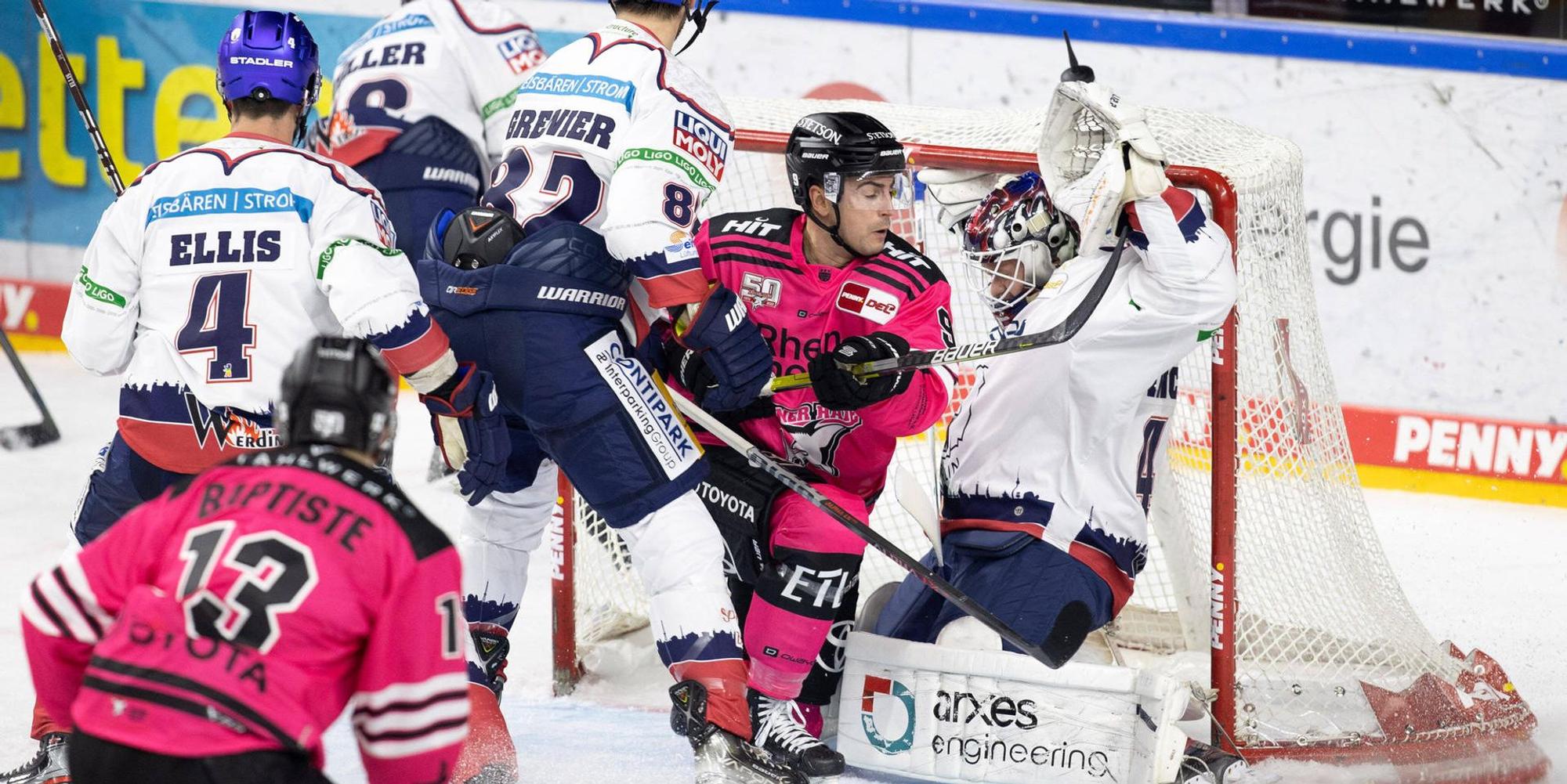Spielszene KEC Eisbären