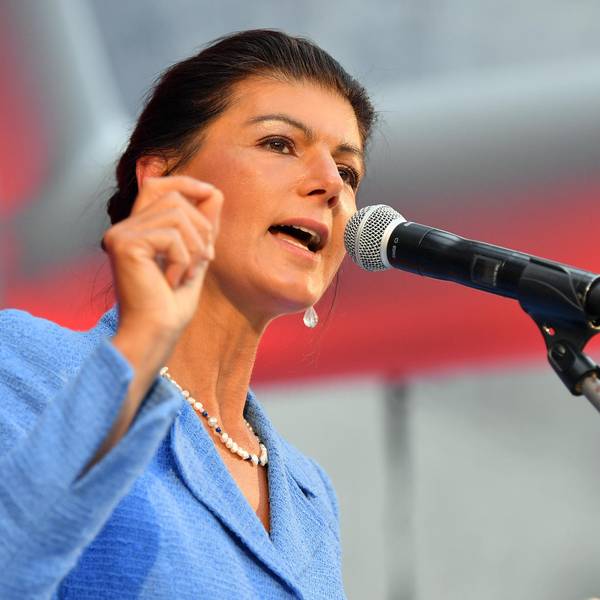 Wagenknecht Mikrofon