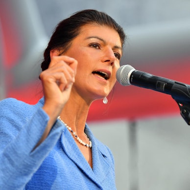 Wagenknecht Mikrofon