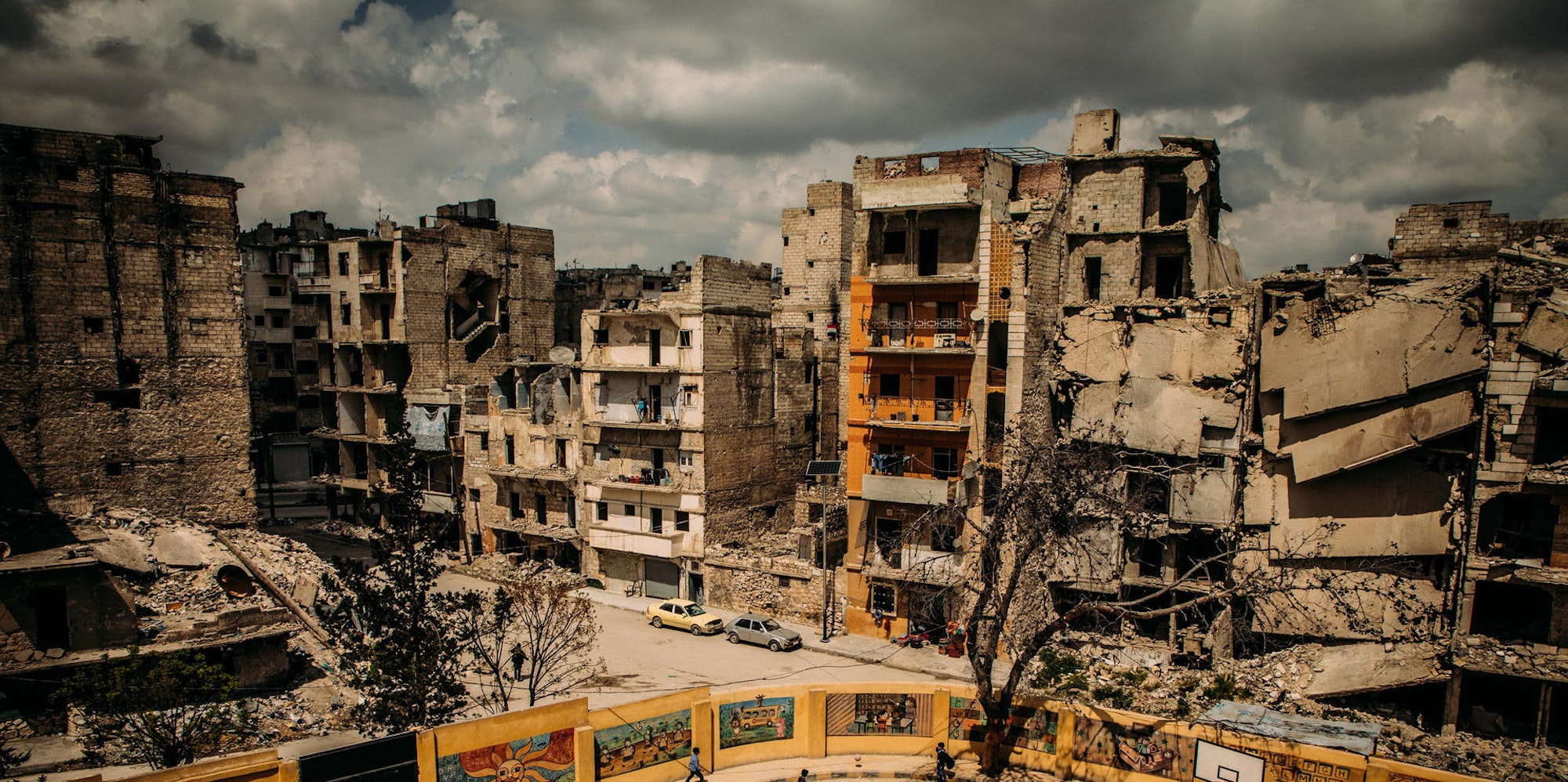 Zerstörtes Aleppo