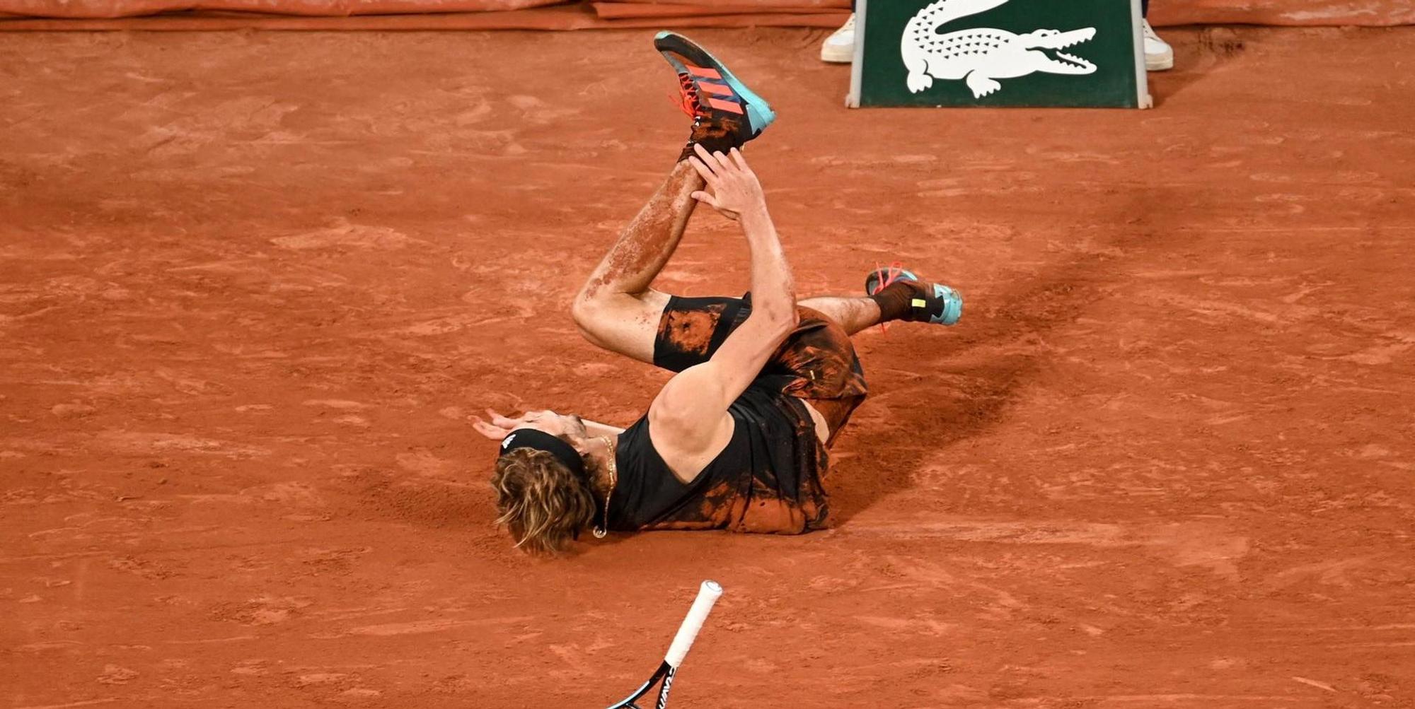 Zverev am Boden