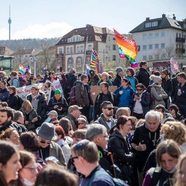 Corona Demo Stuttgart DPA 030421