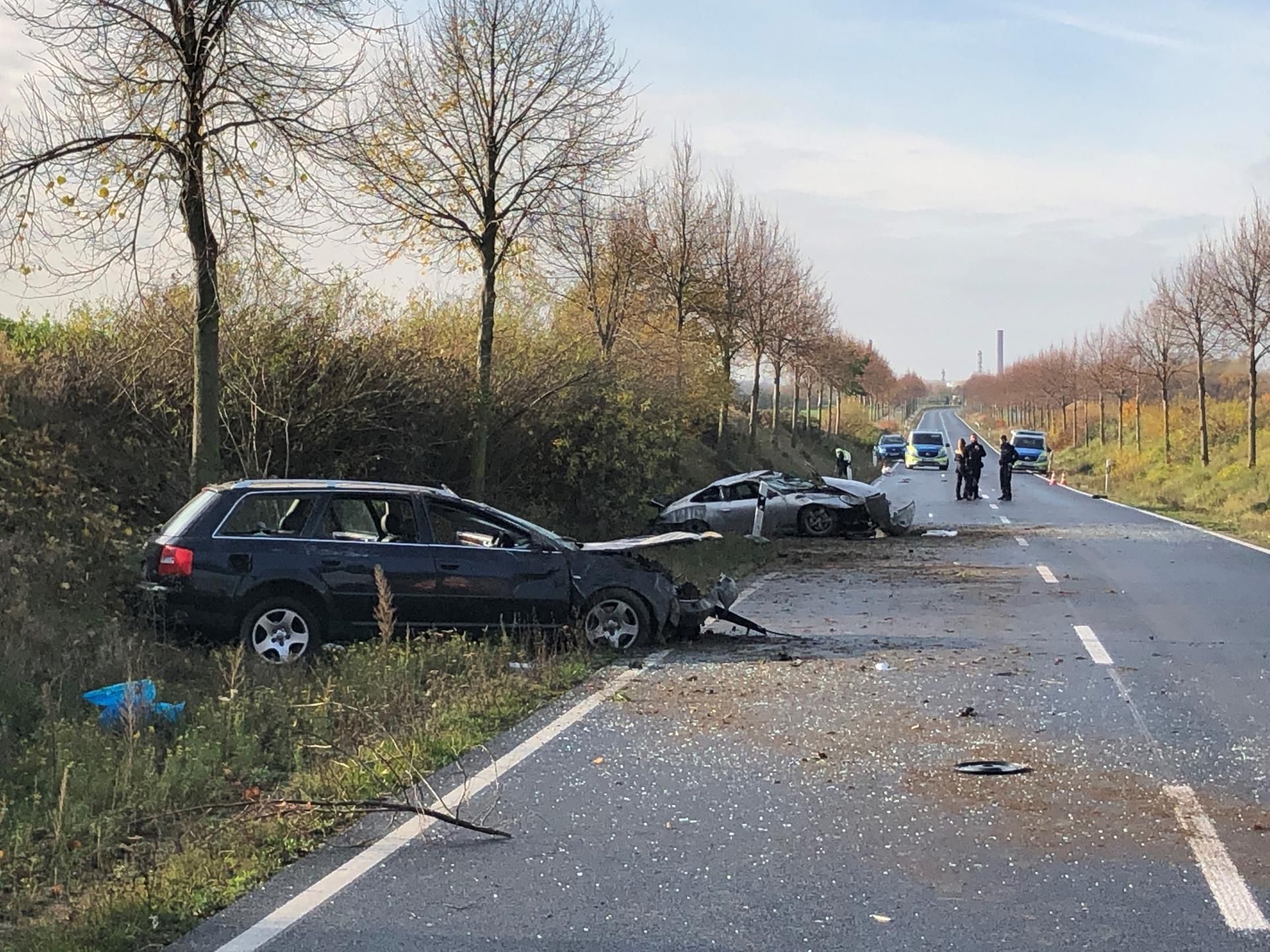 unfall audi porsche 1