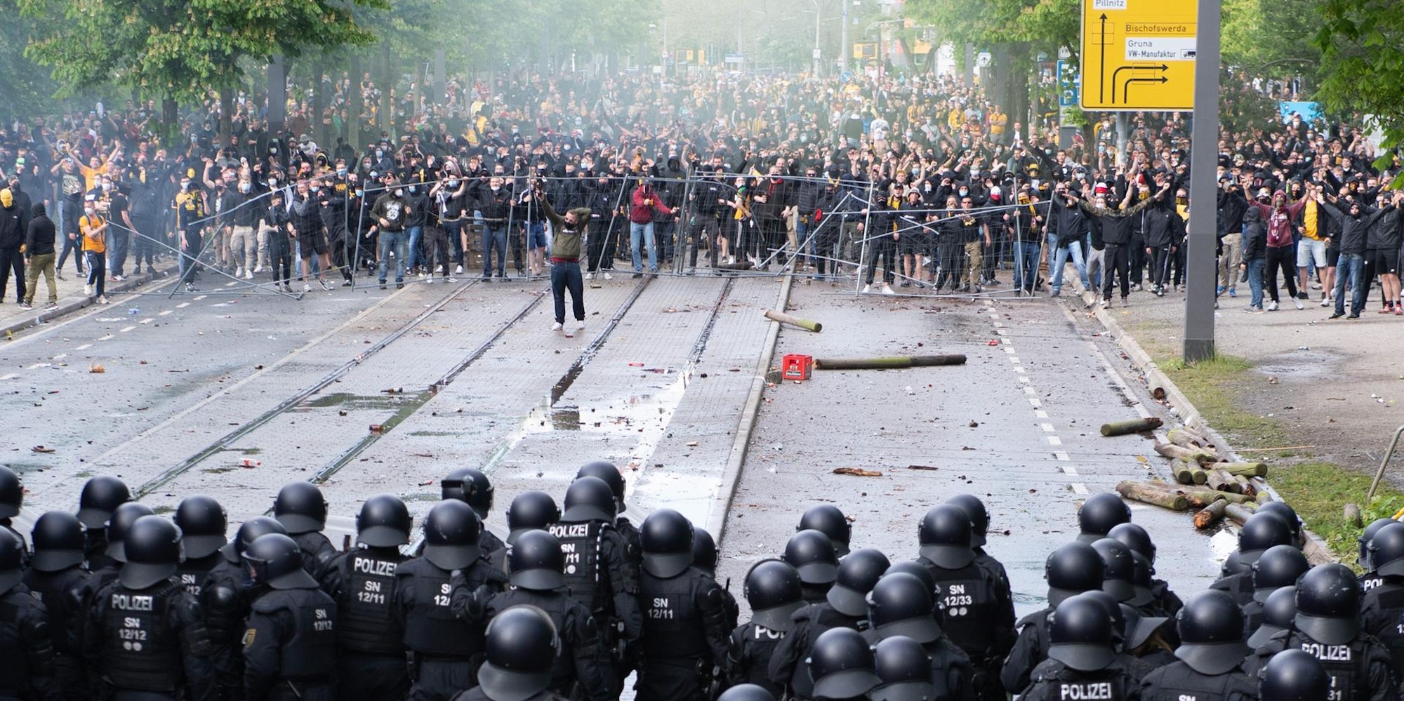 Dresdener Straßenschlacht