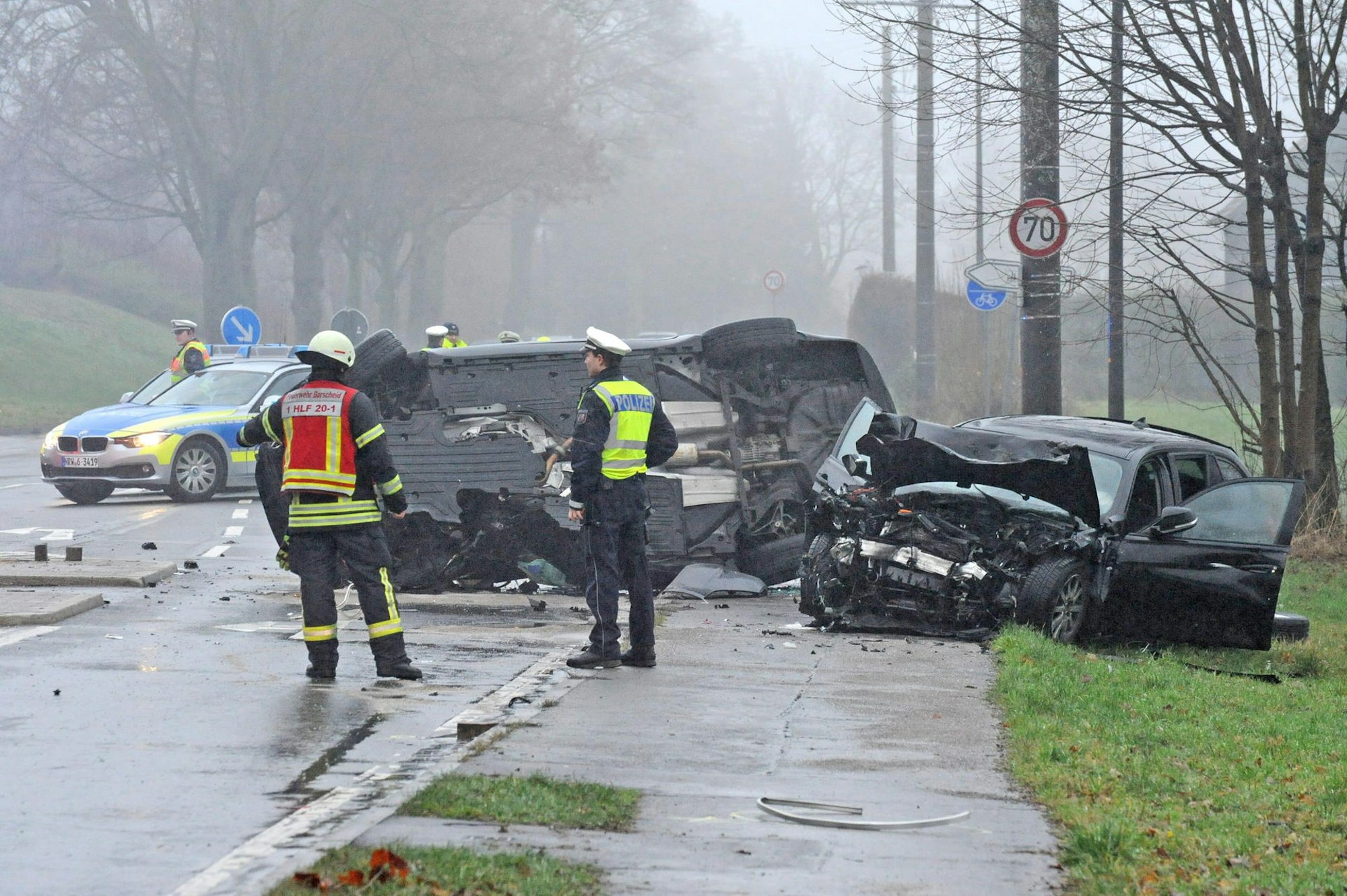 B51 Burscheid Unfall