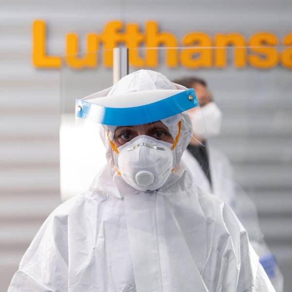 Lufthansa corona schutzkleidung