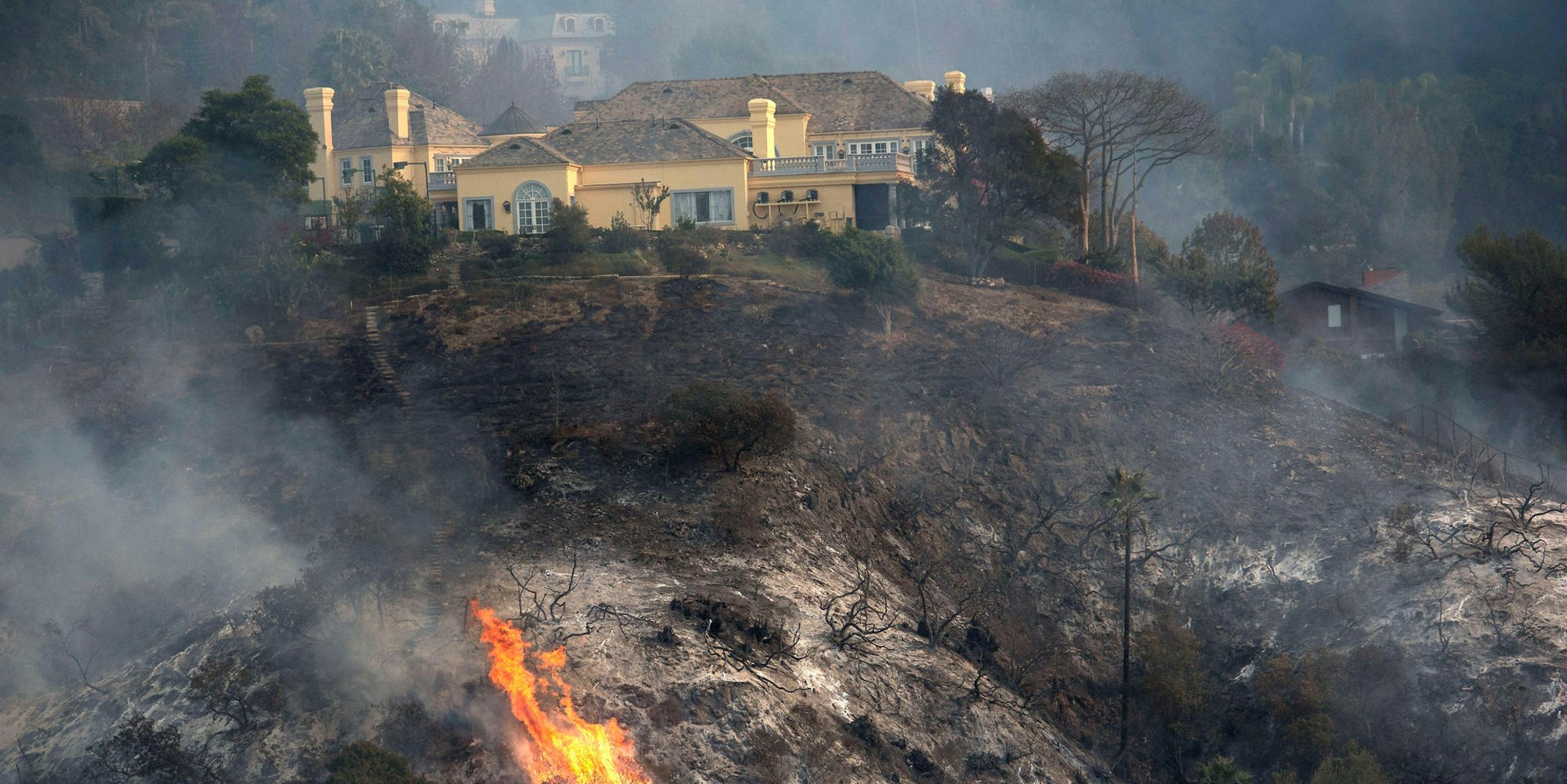 Feuer Kalifornien Villa