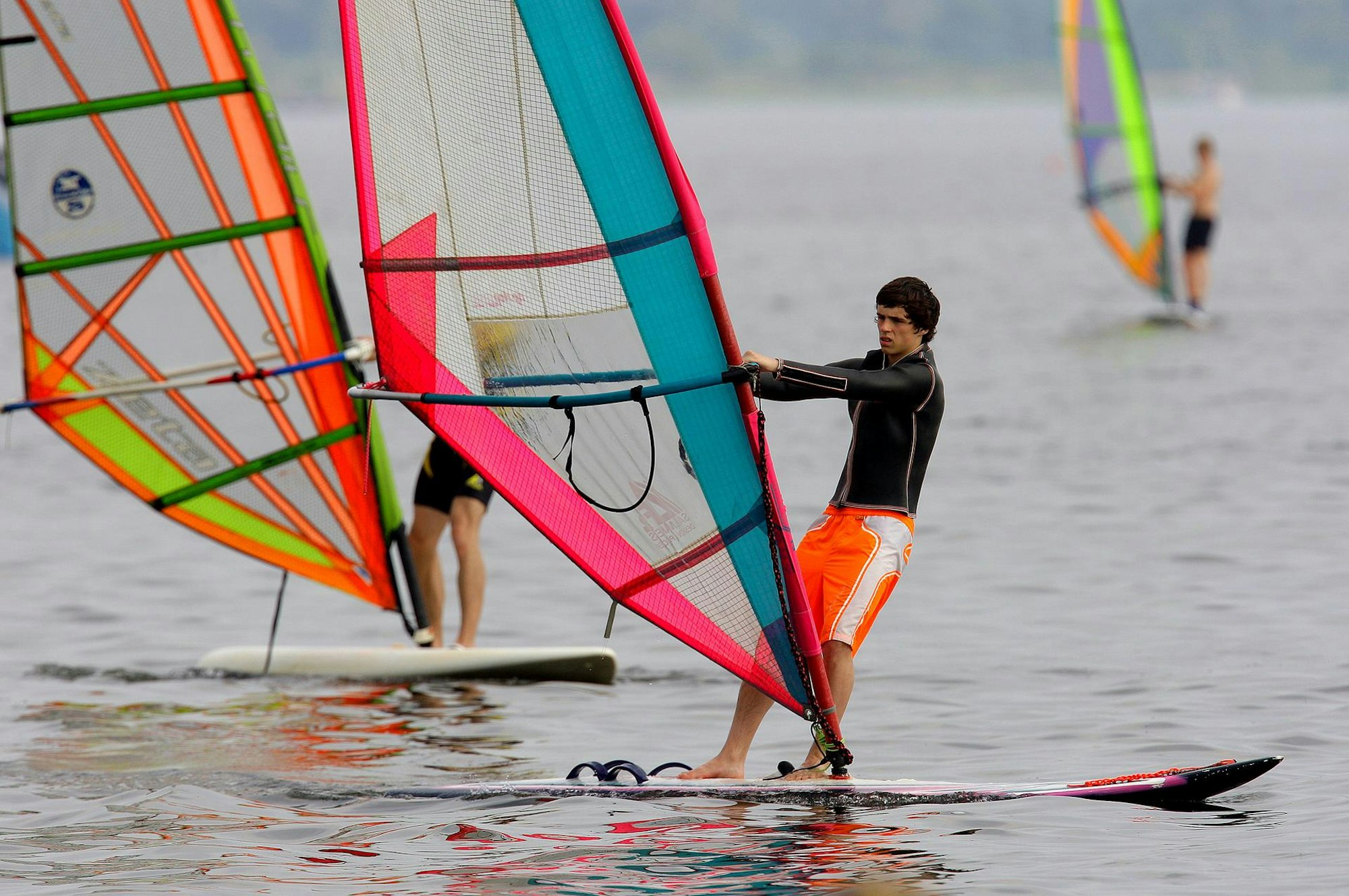 Windsurfen üben Symbolbild