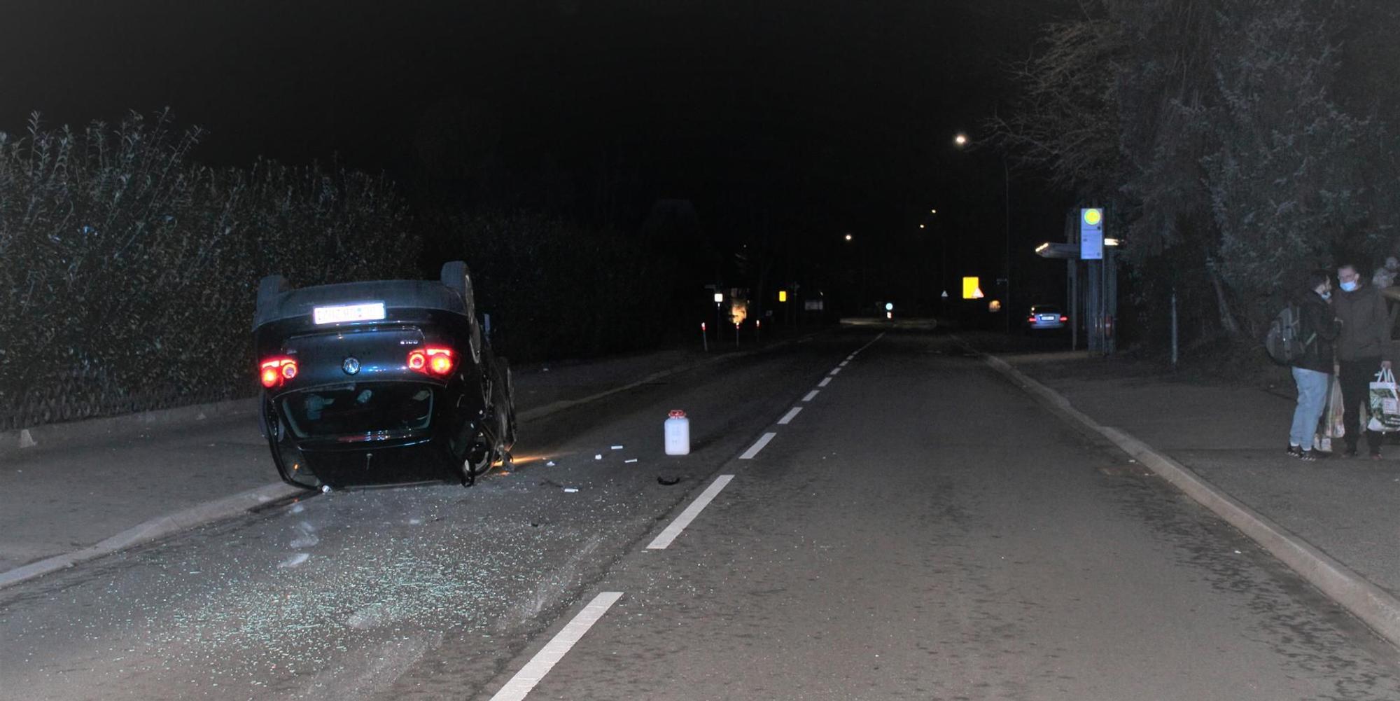 unfall herrenstrunden