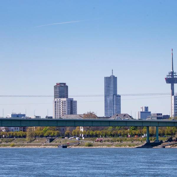 Rhein Köln Panorama