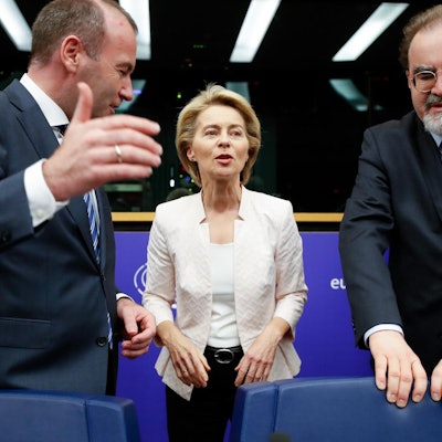 Von der Leyen Straßburg dpa