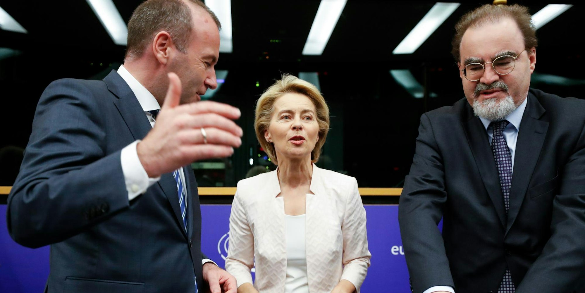 Von der Leyen Straßburg dpa