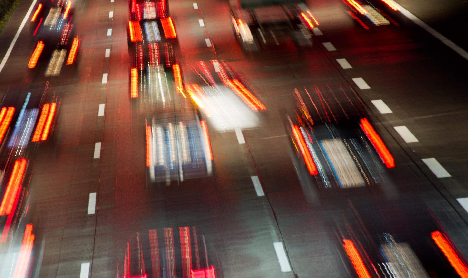 Bewegung Autobahn