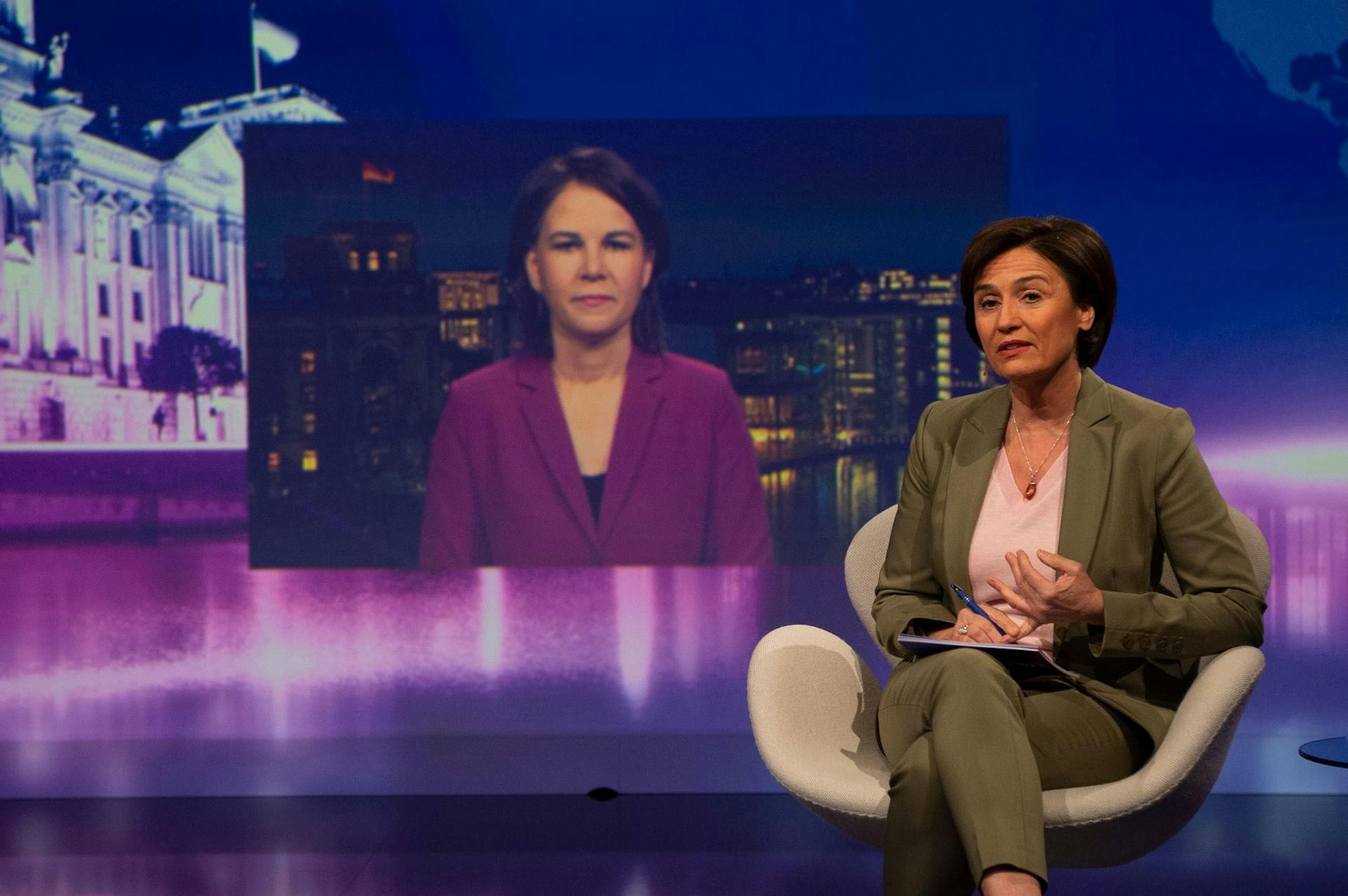 Baerbock bei Maischberger 300322