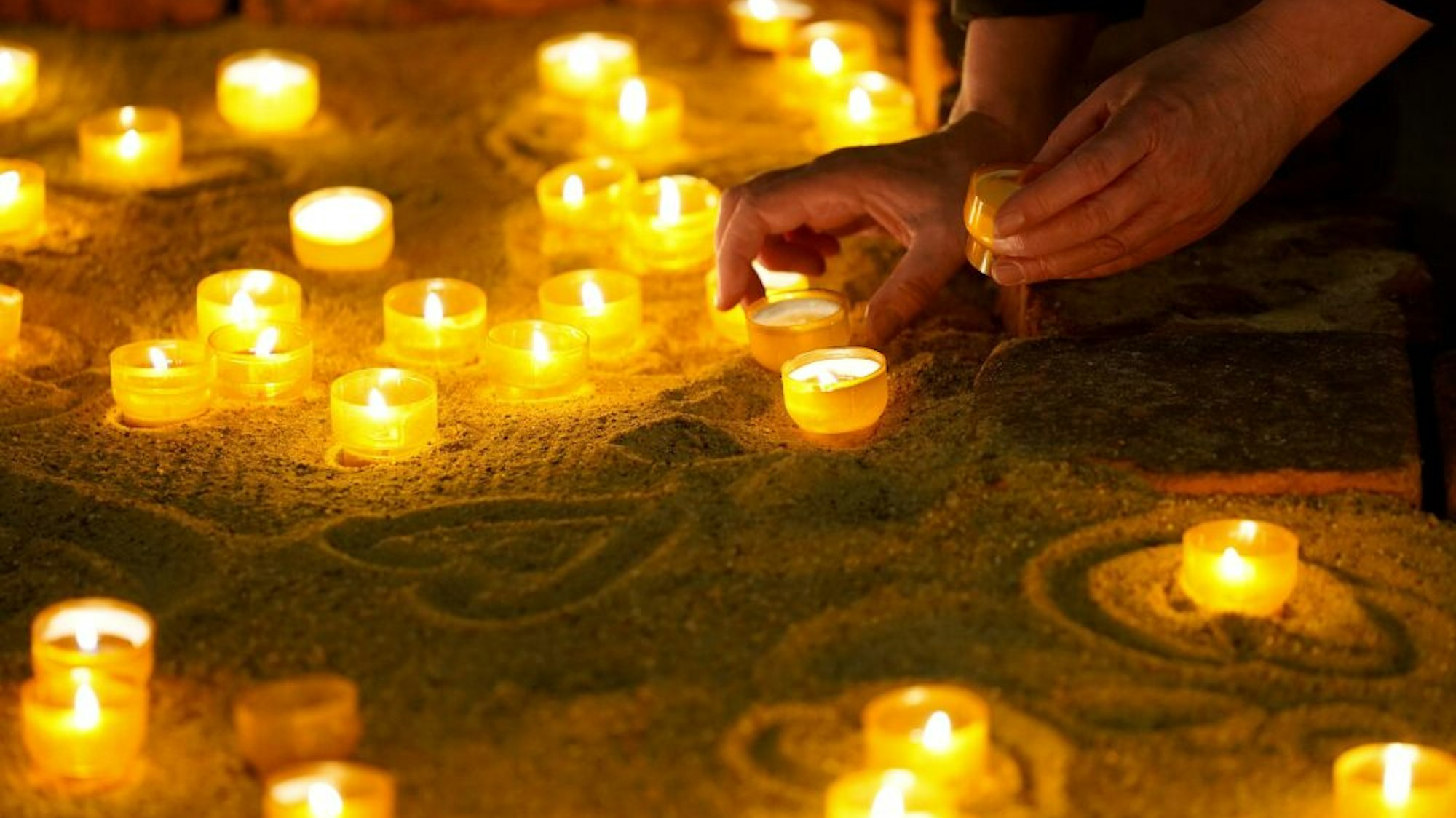 Kerzen für den Frieden