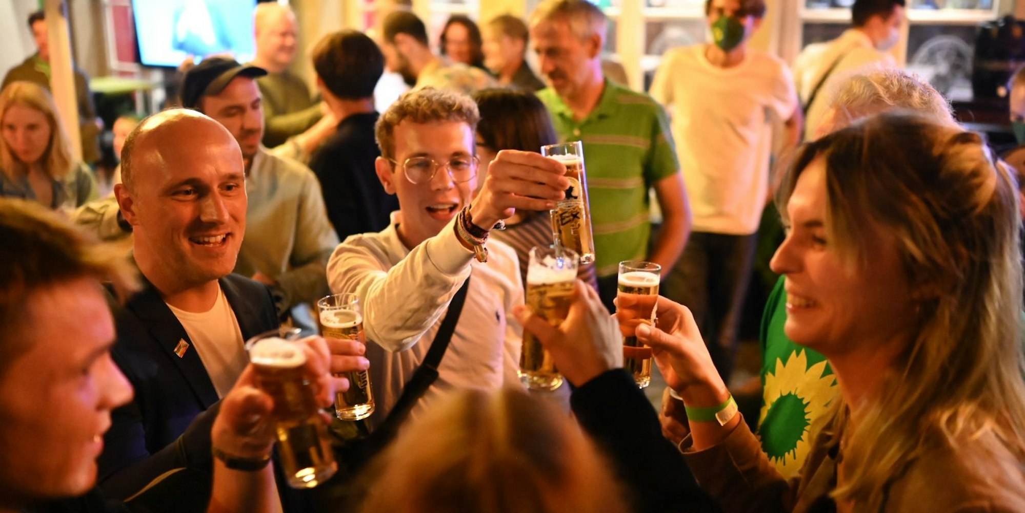 Sven Lehmann feiert bei den Grünen