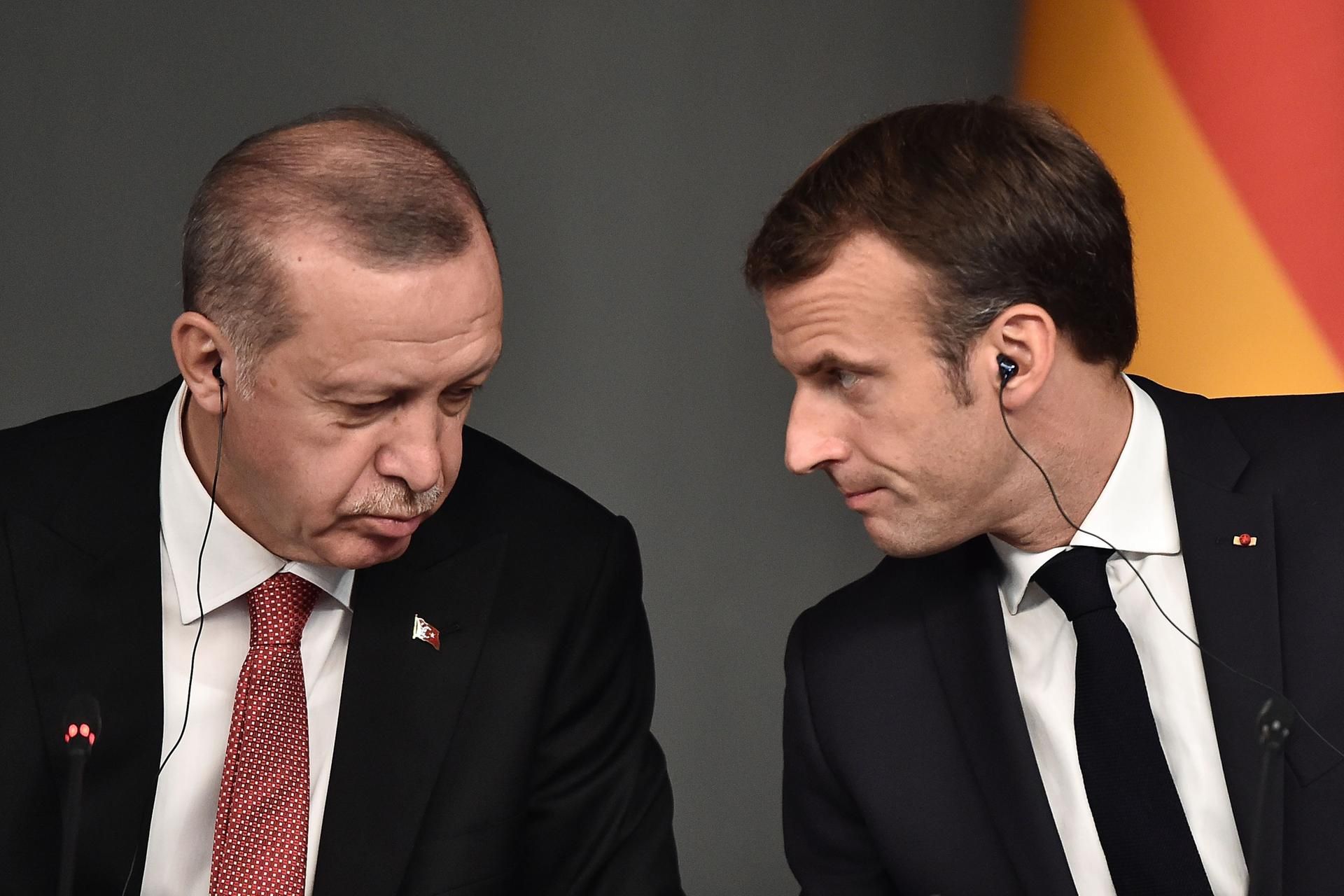 Macron Erdogan
