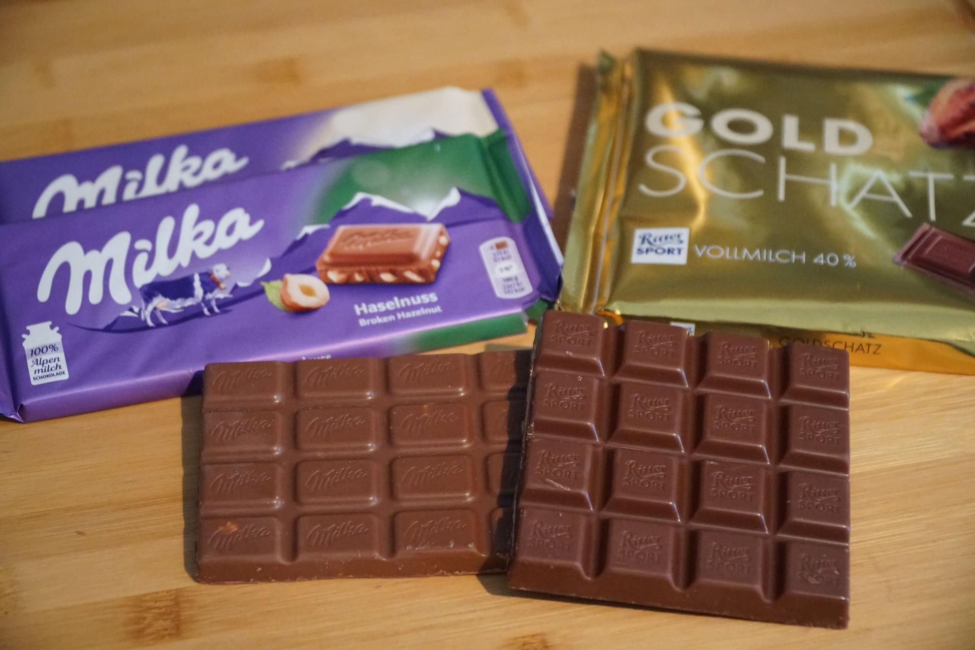 Milka und Rittersport