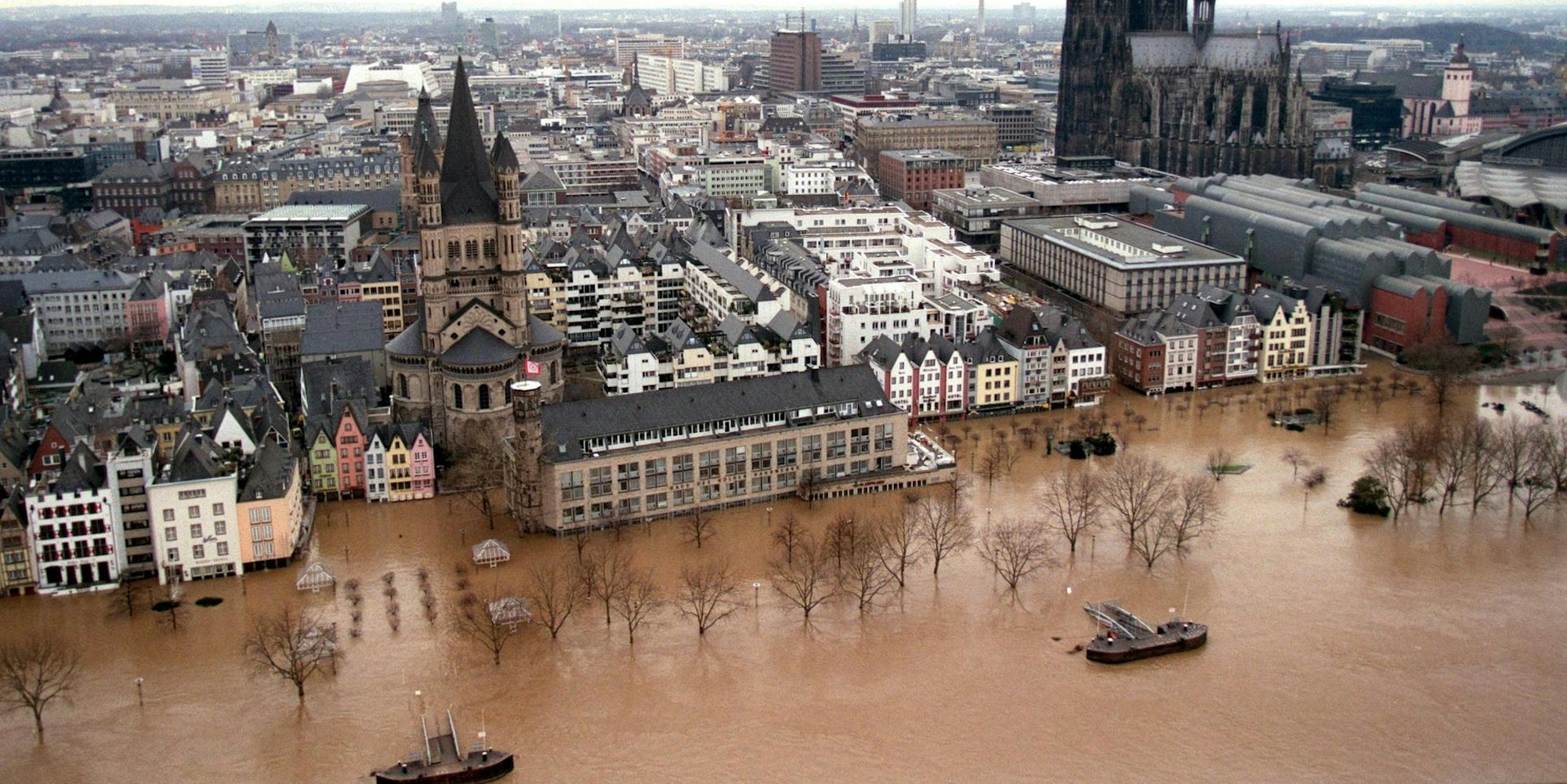 Hochwasser in Köln 1995 (1)
