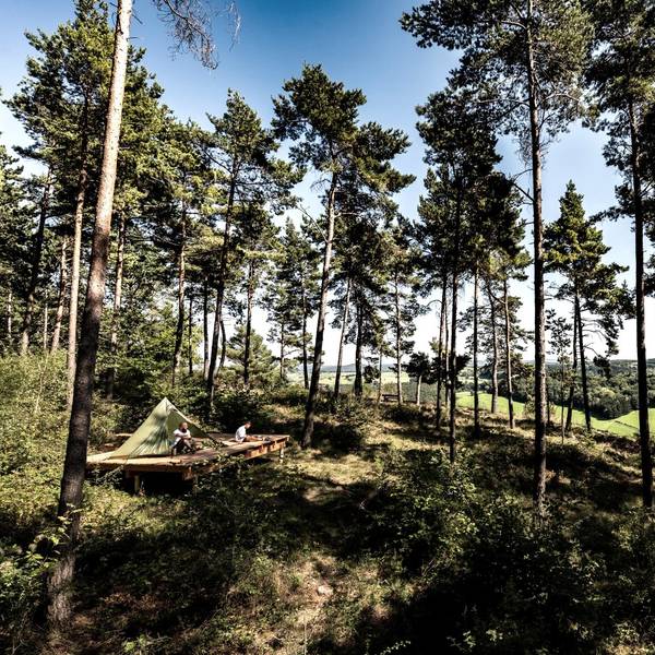 Naturübernachtung trekking eifel