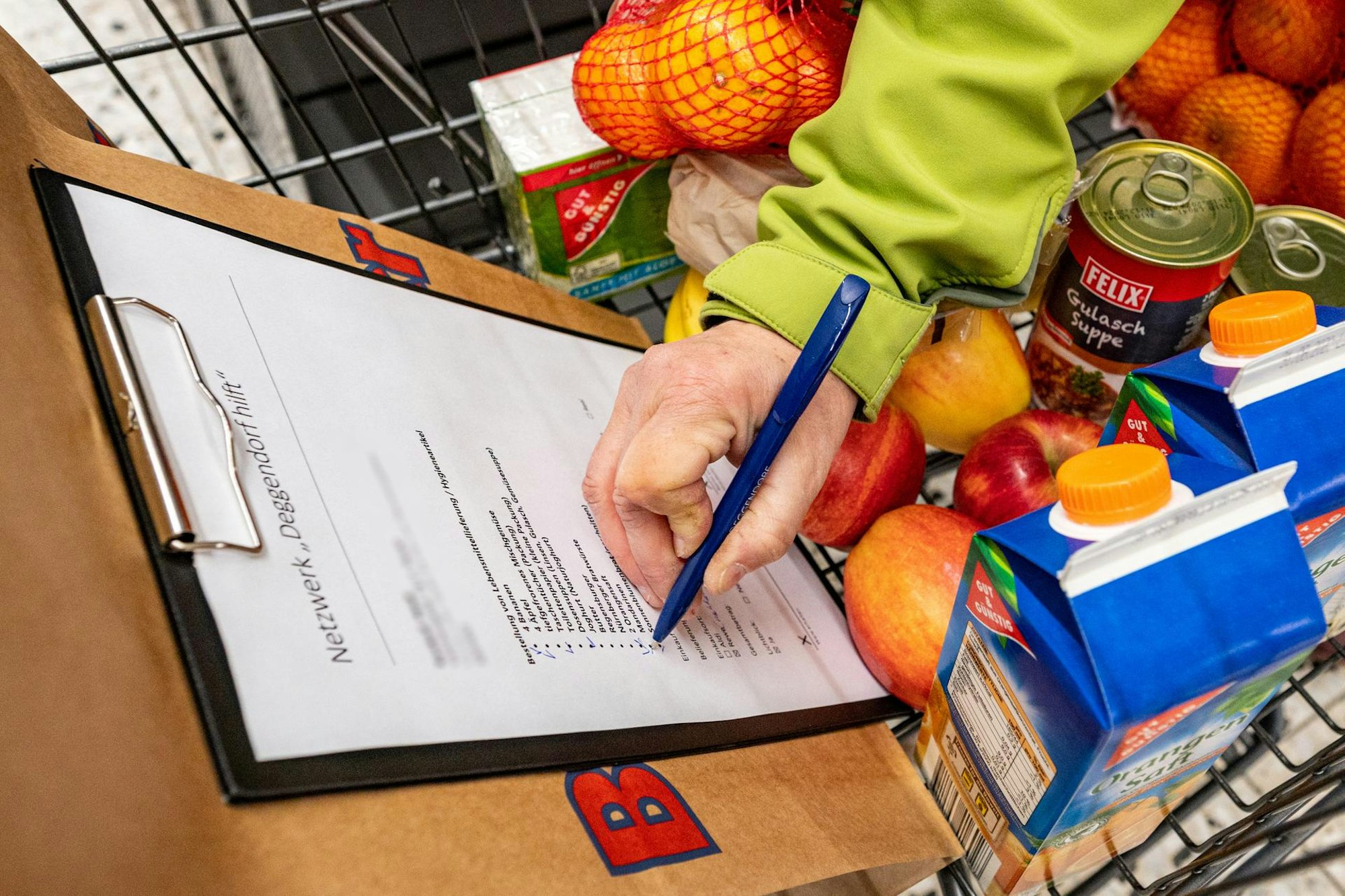einkaufsliste dpa