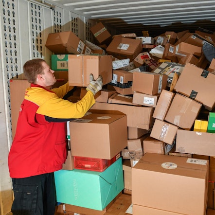 Paketdienst Weihnachten