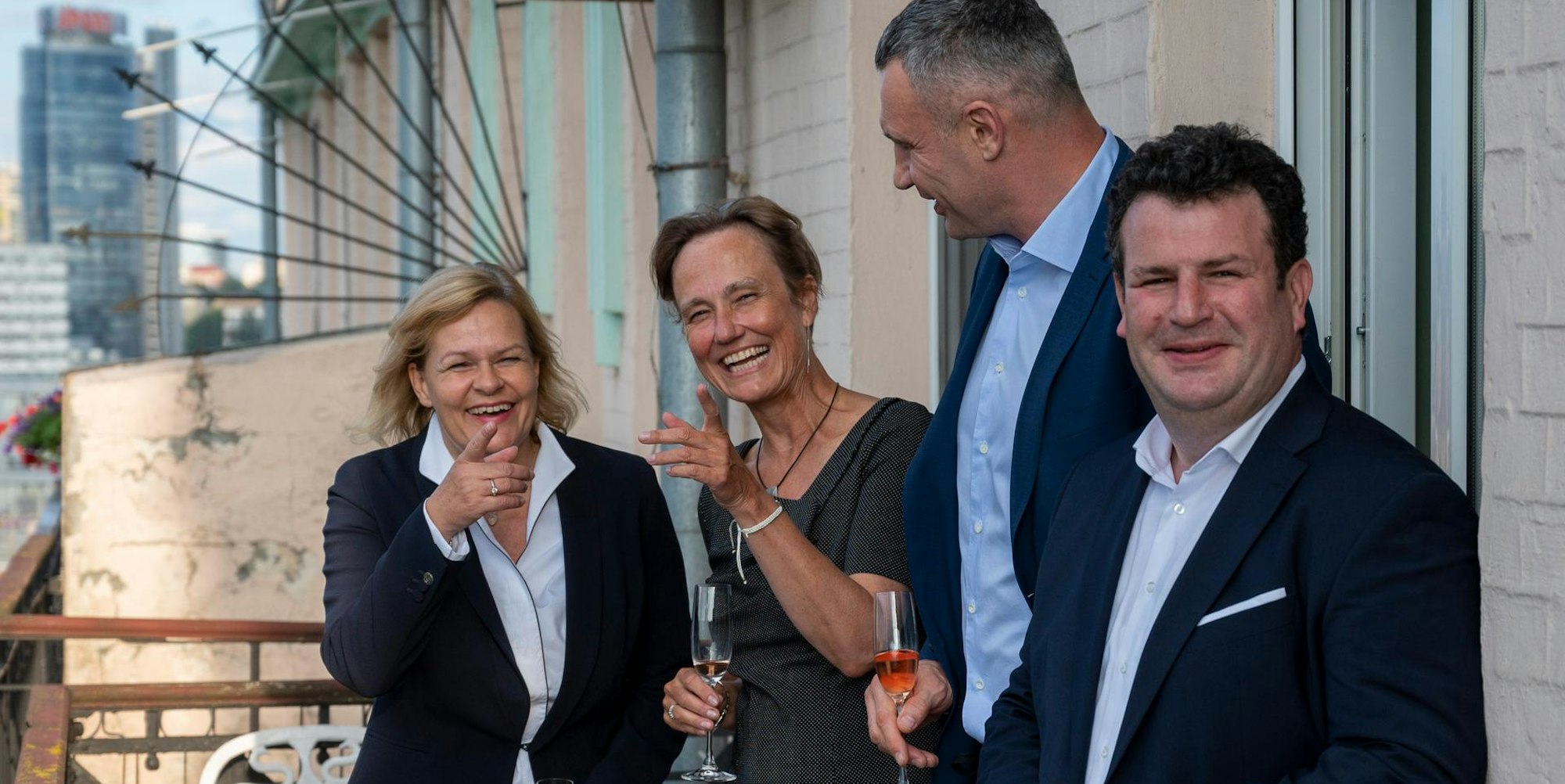 Faeser Kiew dpa 100822