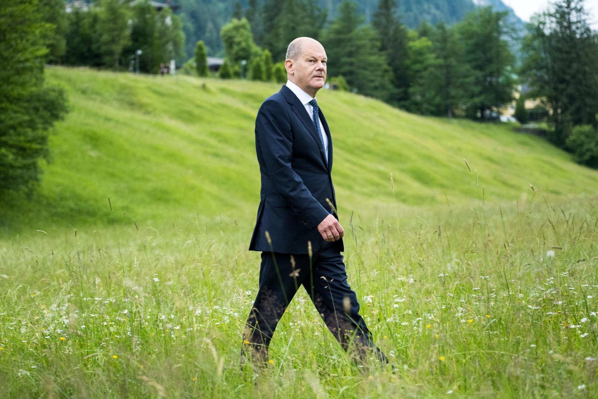 Olaf SCholz GI Wiese