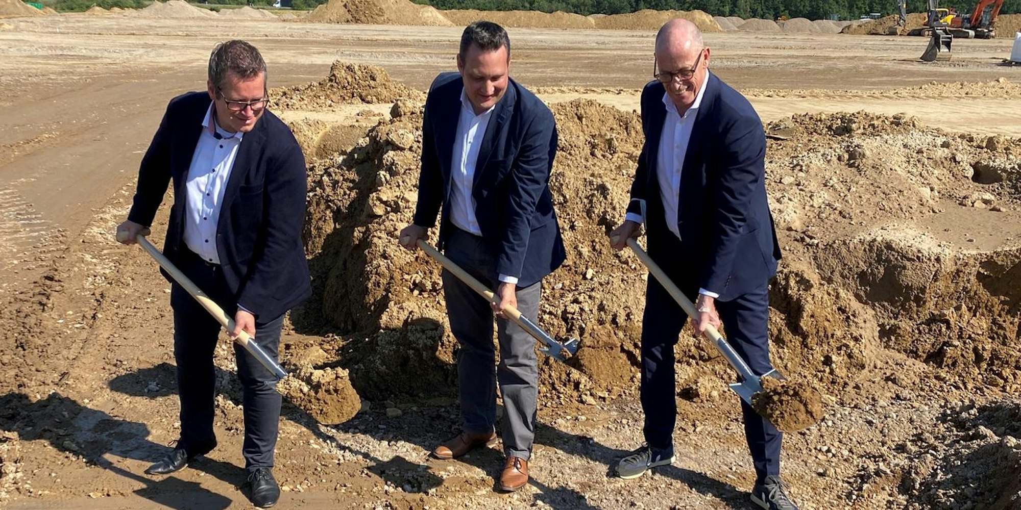 P&C Bedburg Grundsteinlegung