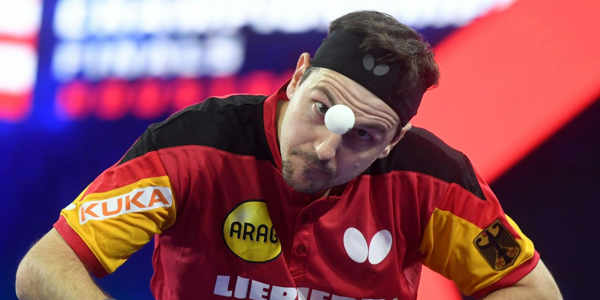 Boll bei der Angabe