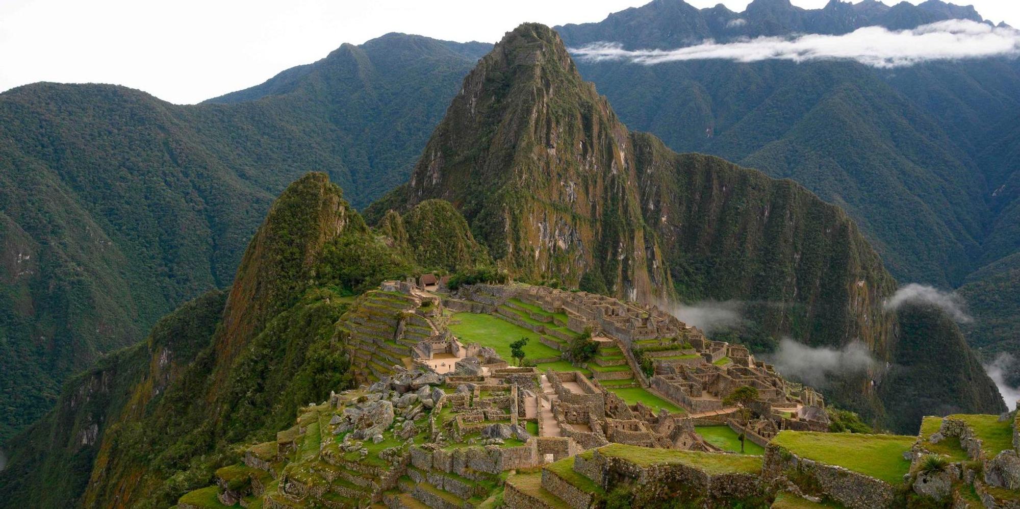Machu Picchu aus der Ferne