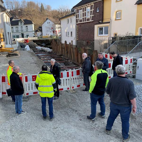 Arbeiten Bachstraße Morsbach
