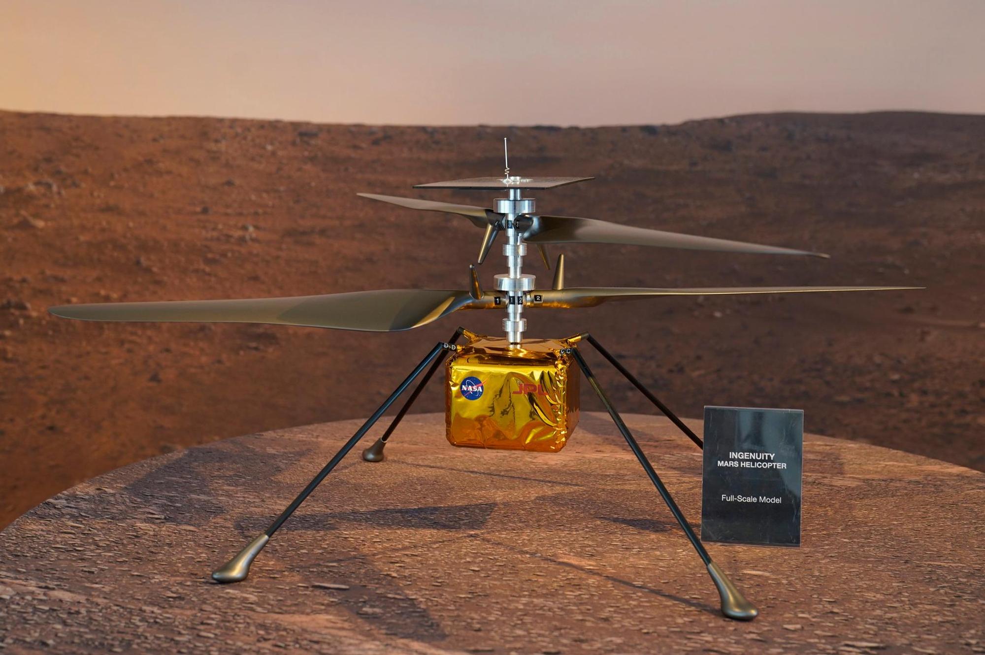 Rover Mars Heli