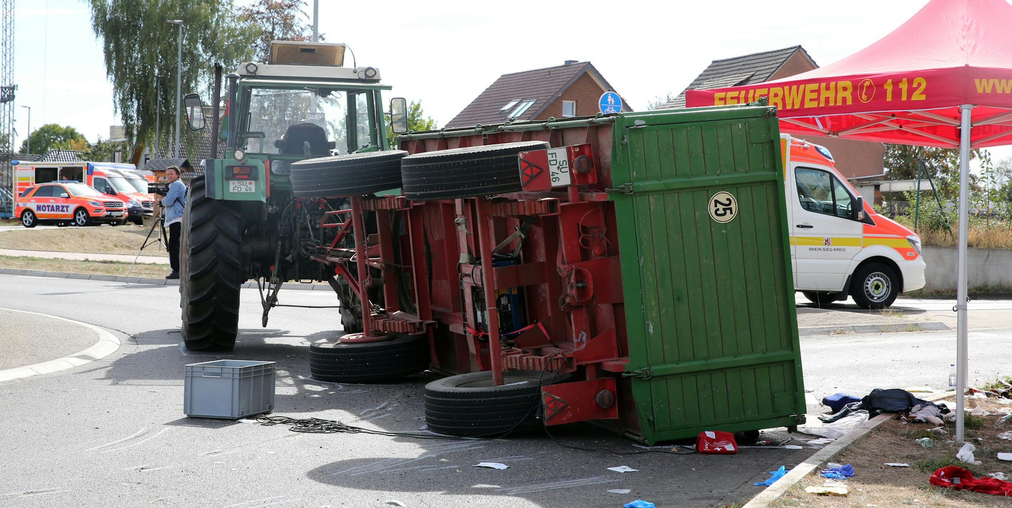 traktor unfall
