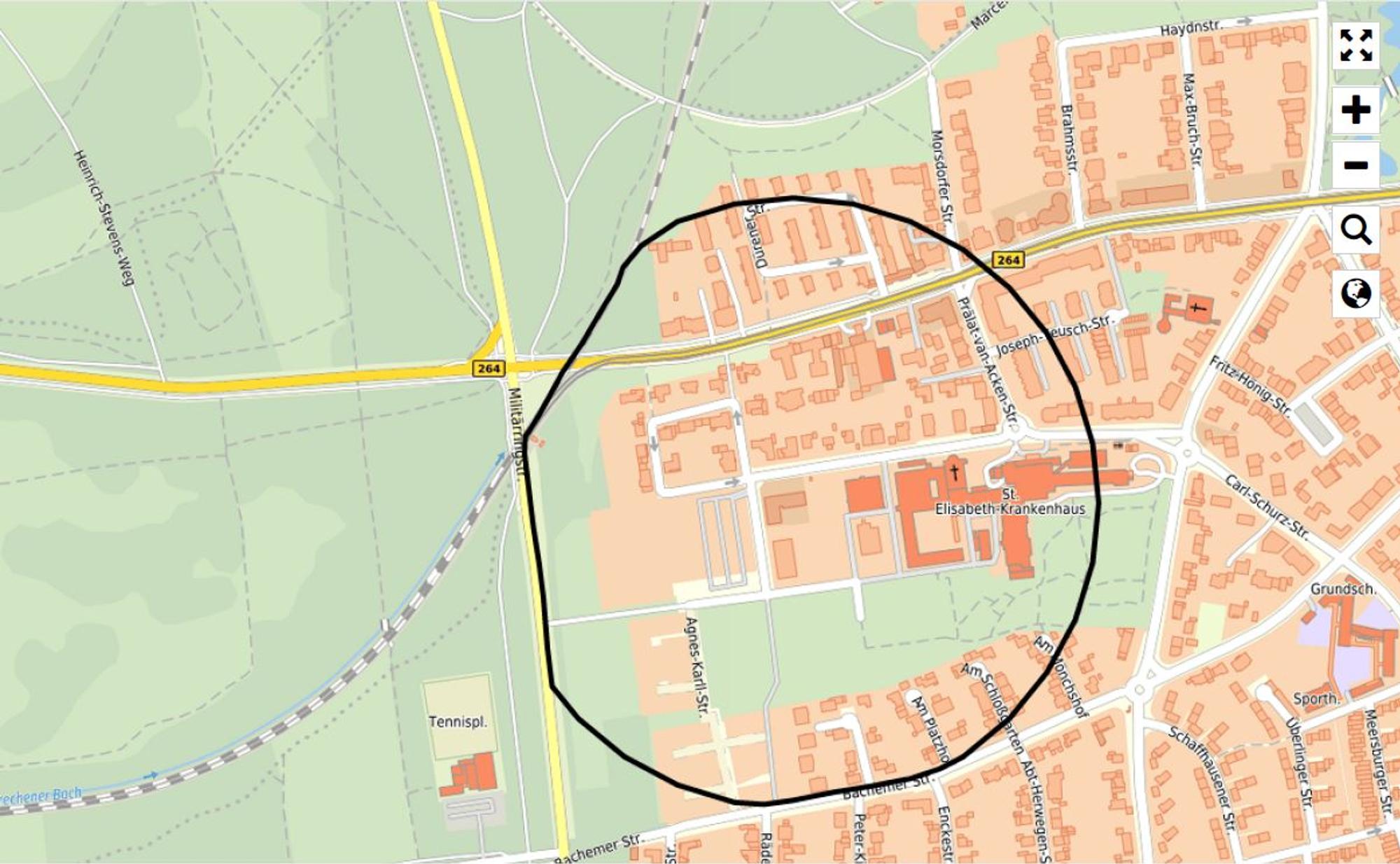 Evakuierung Lindenthal