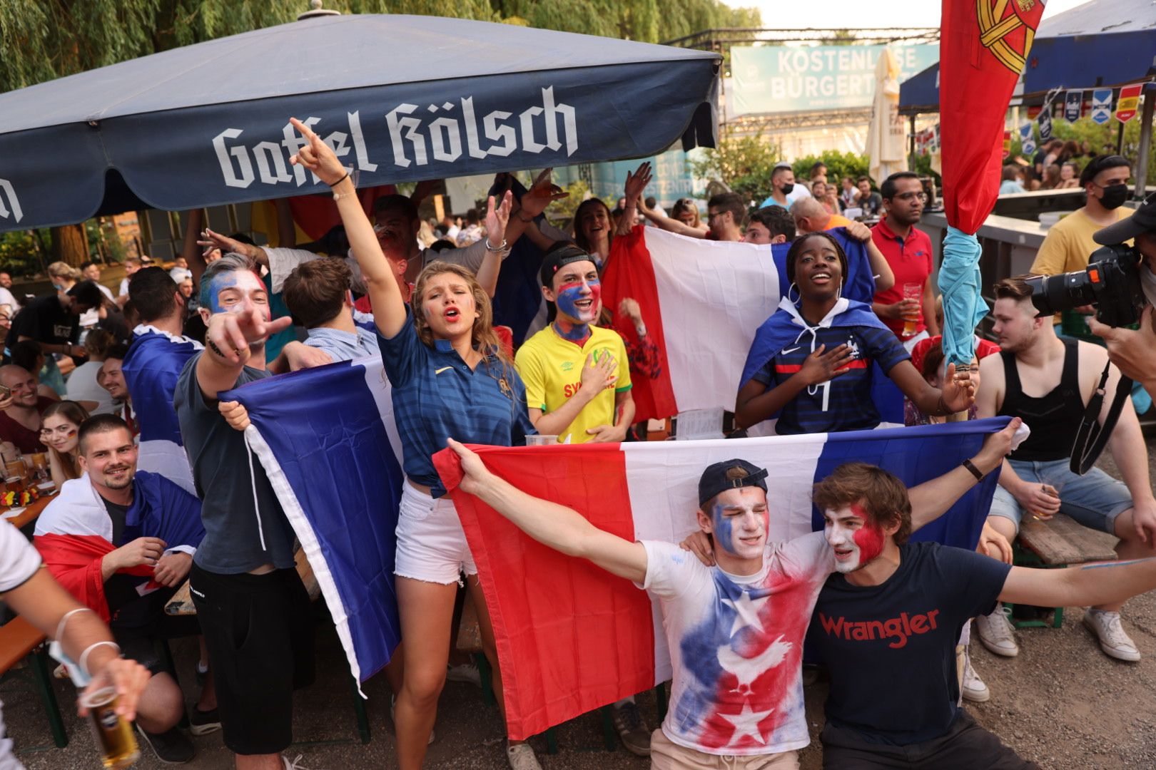 Fans Public Viewing in Köln