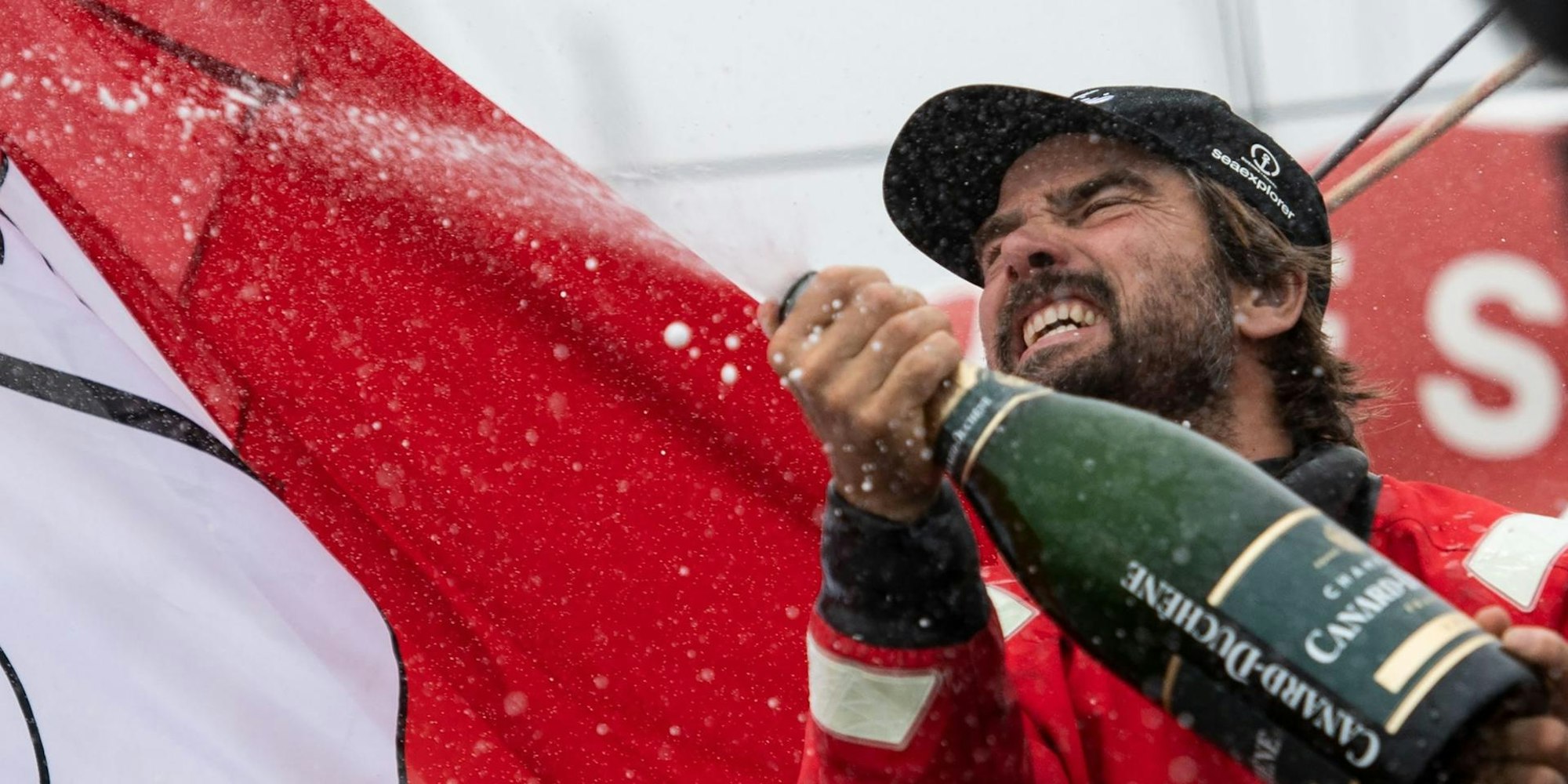 Boris Herrmann Champagner