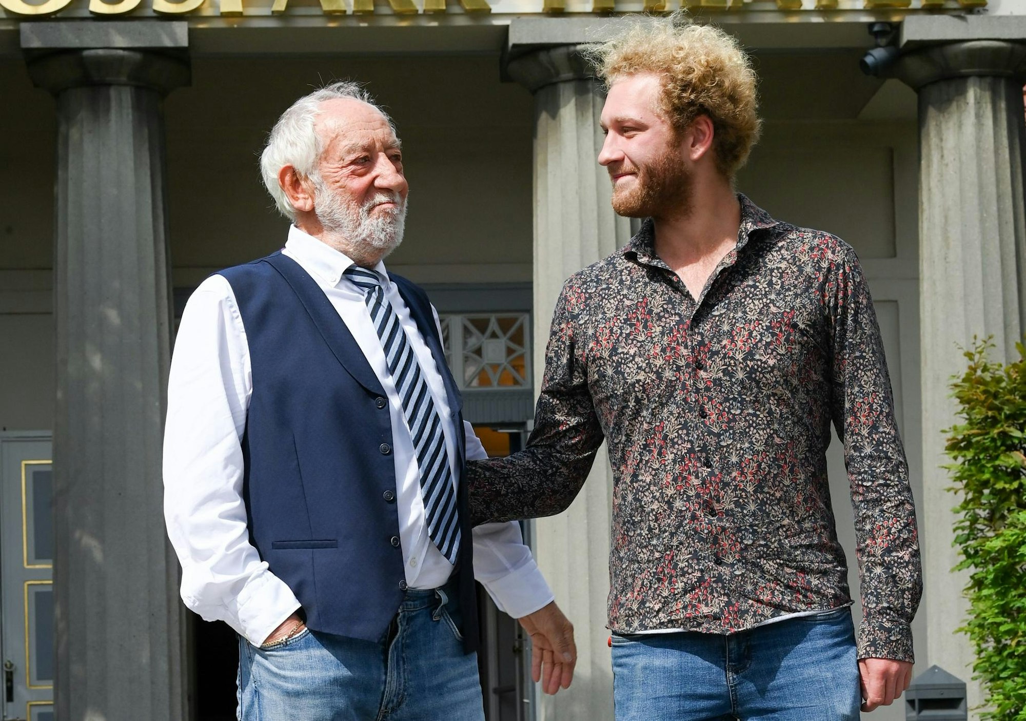 Dii Hallervorden und sein Sohn