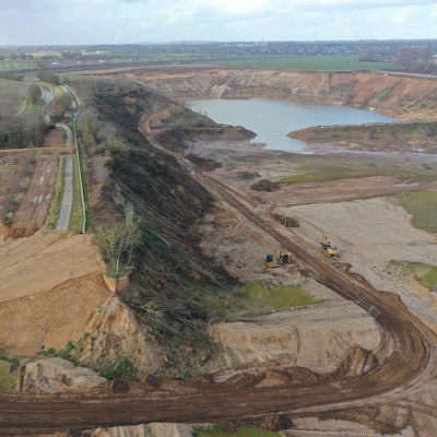 Kiesgrube Blessem Februar 2022