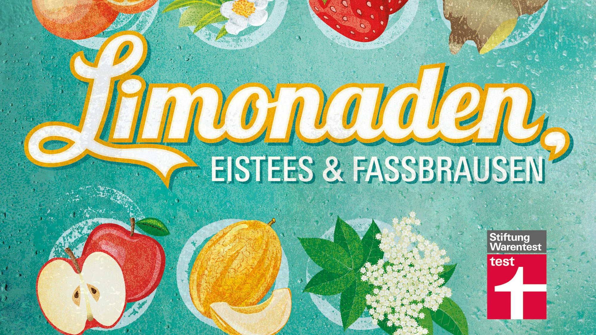 Das Cover des Buches „Limonaden, Eistees und Fassbrausen“ der Stiftung Warentest